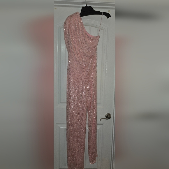 Jay Godfrey Georgia Pink Sequin Jumpsuit (PRICE DROP) - Picture 4 of 7